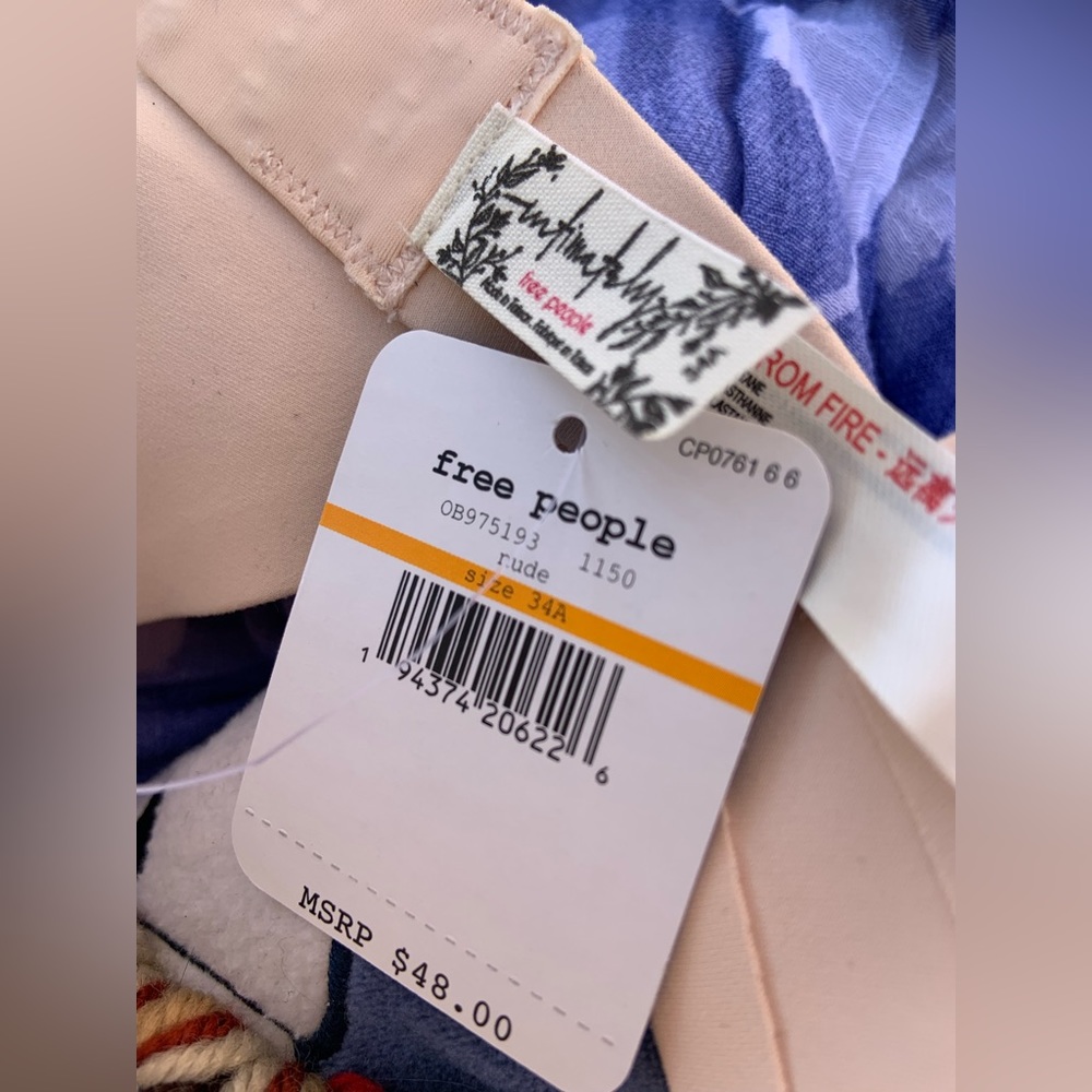 NWT Free People Intimately Ari Underwire Stretch Bra - Picture 8 of 10